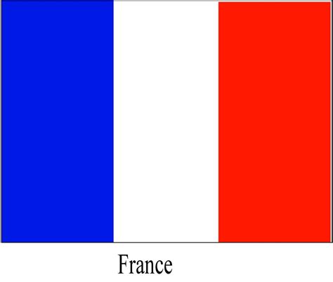 free printable flag of france